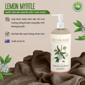 Nước rửa bát đậm đặc Eco Island - Hương Lemon Myrtle
